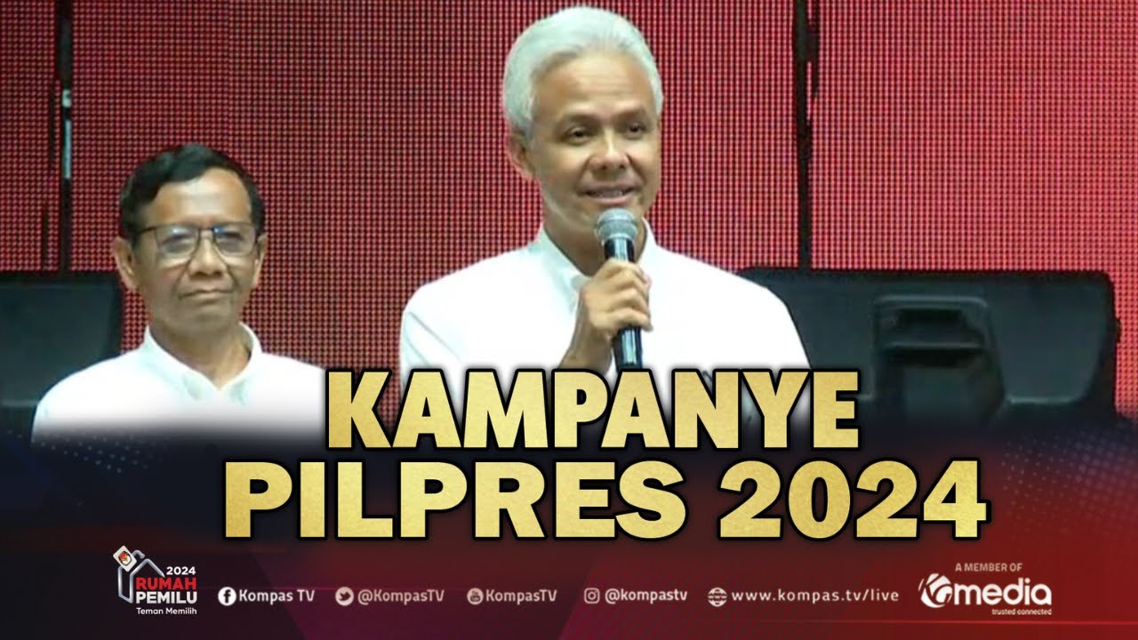 Ganjar-Mahfud Hadiri Konser Lilin Putih Indonesia Damai di Balai Sarbini