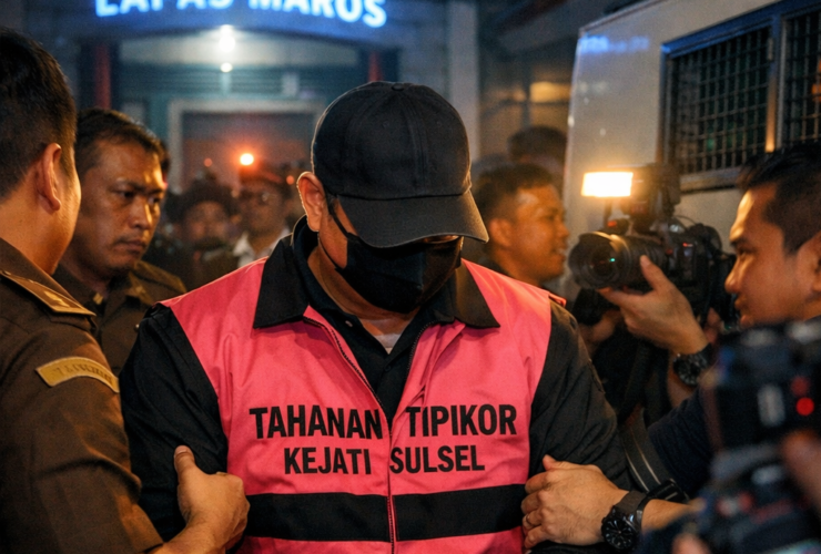 Mantan Pj Gubernur Sulsel Bahtiar Baharuddin Ditahan Terkait Dugaan Korupsi Bibit Nanas