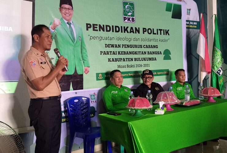 Kesbangpol Apresiasi PKB Bulukumba, Jadi Partai Pertama Gelar Pendidikan Politik Meski Terakhir Cairkan Dana Banpol